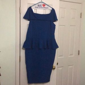 🔥CLEARANCE🔥Off the shoulder polyester dress